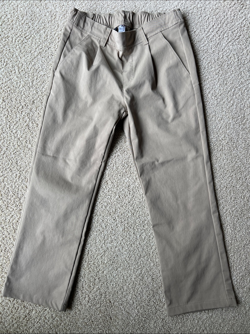 Boys Straight-Leg Pants in Light Khaki